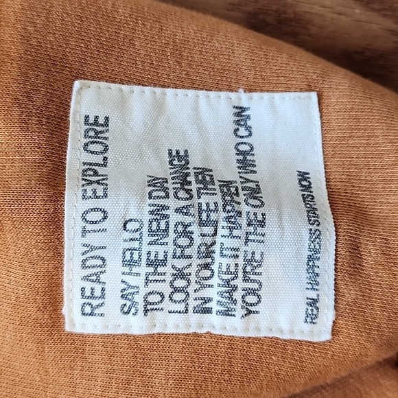 Zara hoodie sweatshirt‎ size 13/14 Jr's color is a burn orange - Picture 2 of 7